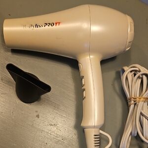 BaByliss PRO TT Hair Dryer - White